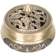 Home Decor Incense Holder Kylin Burner Brass Tripod Chinese Style Office