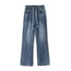 thumbnail image 4 of Pantalones largos de moda para hombre, casuales, de color sólido, con bolsillos y cremallera, cintura elástica, de poliéster., 4 of 4