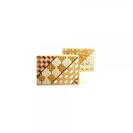 Open Japanese Puzzle Box - Japanese Yosegi Puzzle Box 4 Sun 12 Moves