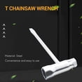 thumbnail image 2 of Top Sales Bar Nut T Chainsaw Wrench Spanner 1/2 inch (13mm) x 3/4 (19mm)for, 2 of 8