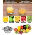thumbnail image 4 of Professional Stainless Steel Manual Juicer Lime Orange Juicer Lemon Squeezer Fruit Squeezer With Bow, 4 of 4