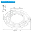 thumbnail image 2 of Uxcell 105mm (4.13") Universal Light Fixture Mounting Bracket Kit, 2set Light Crossbar Plate for Close To Ceiling Light, 2 of 6