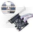 thumbnail image 4 of PCIE 2 DB9 RS232 Serial Ports 1 DB25 Parallel LPT Adapter Card Easy Connection  Linux DOS, 4 of 7