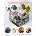 thumbnail image 4 of VEVOR Scooter Rear Basket Folding Basket 1-inch Receiver Pride Mobility Scooter, 4 of 9