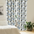 thumbnail image 2 of Ambesonne Animal Curtains, Funny Underwater Life, Pair of 28"x95", Multicolor, 2 of 5