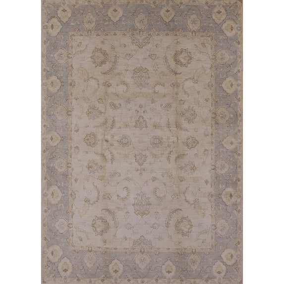 Ahgly Company Machine Washable Indoor Rectangle Industrial Modern Rose Dust Purple Area Rugs, 3' x 5'