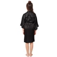 thumbnail image 3 of Wenfanal Girl Pajama Sets Baby Girls Clothes,Girls Robes Kimono Birthday Kids Spa Party Wedding Bridal Party Flower Girl Robe Girls Fashion Size B,Black, 3 of 8