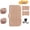 Beige, variant on Car Inflatable Bed, PVC Flocking, Repair Kit with Electric Pump And Storage Bag, Travel Camping Car Inflatable Bed, Suitable for RV, Car Rear Seat, SUV Mattress