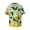 Lemon1, variant on offers the Leopard Neon Rainbow Gradient for Men's Casual Short-sleeved Shirt, a button-up collared shirt with a pocket, perfect for beach vacations and yacht travel in the 4X-Large size.