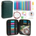 thumbnail image 1 of 100Pcs/22Pcs DIY 22 Sizes Crochet Hooks Needles Stitches Knitting Craft Case Crochet set Weaving Tools Sewing Tools, 1 of 7