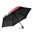 thumbnail image 2 of FORMRS Travel Umbrella Folding Auto Open Close Windproof Rain UV Protection, Cute Watermelon, 2 of 8