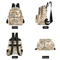 thumbnail image 4 of FORMRS Mini Backpack Purse for Women Quilted Travel Daypack Casual Shoulder Bag, Forest Pattern, 4 of 7