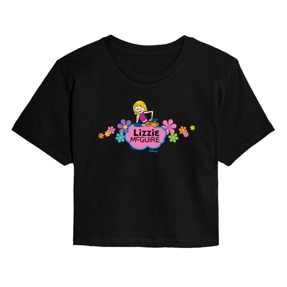 Lizzie McGuire - Logo - Juniors Cropped Graphic T-Shirt