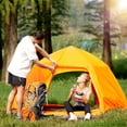 thumbnail image 3 of Instant Pop Tent Waterproof Two Layer Automatic Dome Tent Backpacking Tent for 5-8 People, 3 of 7