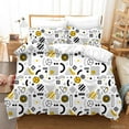 thumbnail image 2 of 3D Abstract Geometric Pattern Quilt Cover Set Bedding Set Duvet Cover, 2 of 3