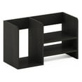 thumbnail image 2 of Furinno Hermite Wood Desktop Book and Home Office Supplies Storage Organizer, Espresso, 2 of 6