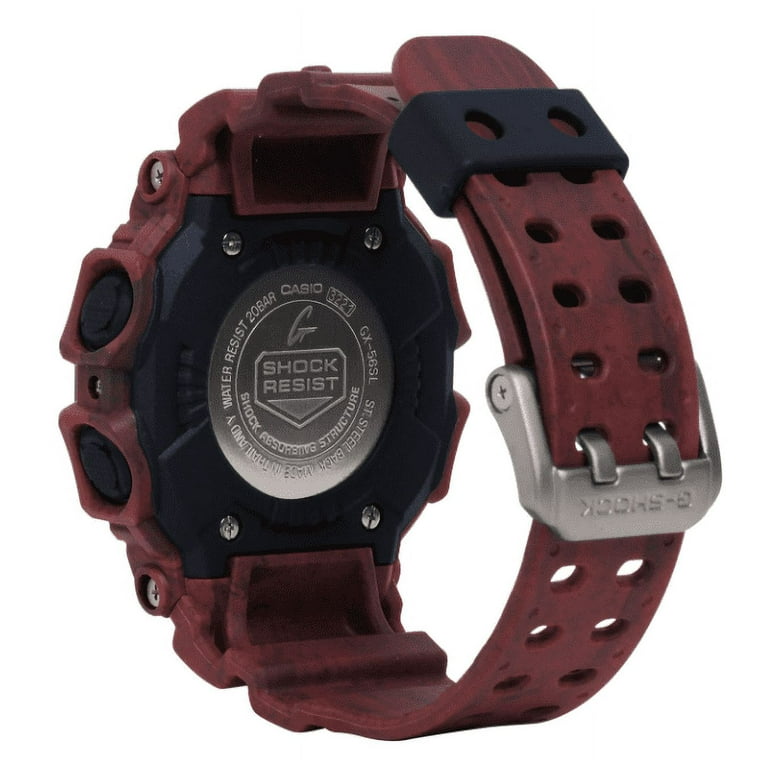 G-Shock Solar Powered Digital Dark Red Men's Watch, Resin G-Shock Solar Powered Digital Dark Red Men's Watch, Resin