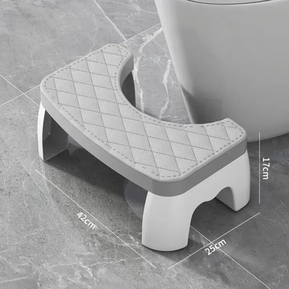 Universal Squatty Potty Toilet Stool - Waterproof Foot Stool for Adults, Kids, Seniors & Pregnancy Support