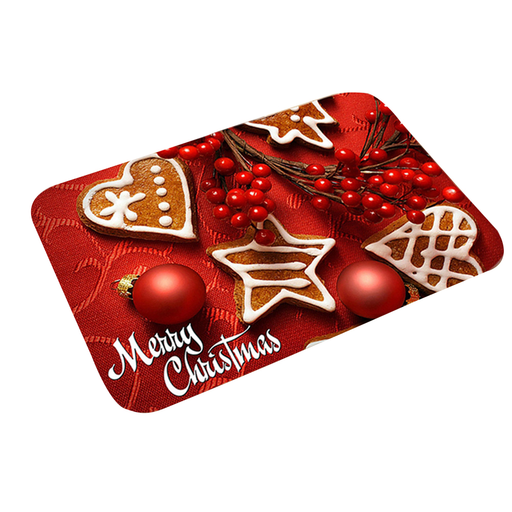 Merry Christmas Door Mat Home Floor Carpet Outdoor Rug Room Non Slip