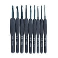 thumbnail image 2 of Crochet Hooks Set, Aluminum Easy To Hold Beginners Crochet Hooks Easy Identification Lightweight  for Home Use, 2 of 7