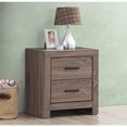 thumbnail image 2 of Simple Relax 2 Drawers Wooden Nightstand in Barrel Oak, 2 of 5