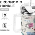 thumbnail image 5 of 40 oz Nurse Tumbler with Handle - Inspirational Coffee Travel Mug with Straw, Ideal Appreciation Gift for Female Nurses, Perfect for Birthdays and Christmas, 5 of 6