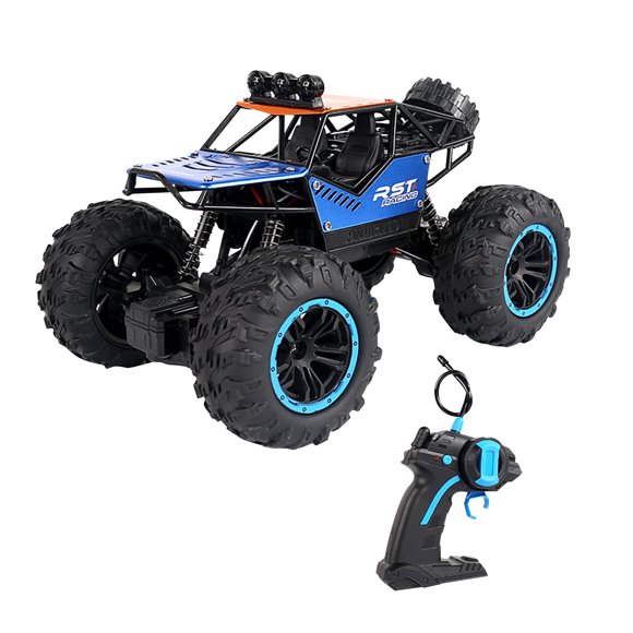 EGNMCR 1:18 Alloy Remote Control Car Off-road Vehicle Climbing Car With Lights Electric Car Stall 2.4G Remote Control Remote control Birthday Gifts for Kids