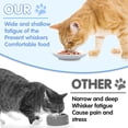 thumbnail image 3 of Cuenco de comida para gatos STAOVA, de cerámica, antifatiga, paquete de 6, 3 of 7