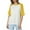 Yellow, variant on RMGVDSD Casual Womens T Shirts Women's Short Sleeve T Shirt Round Neck Tee Top Basic Loose Fit Trendy Shirt Wear Loose Fit Basic Tees