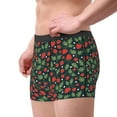 thumbnail image 4 of Daiia Strawberry Men's Underwear Boxer Briefs, Cotton Stretch Moisture-Wicking Underwear-X-Large, 4 of 9