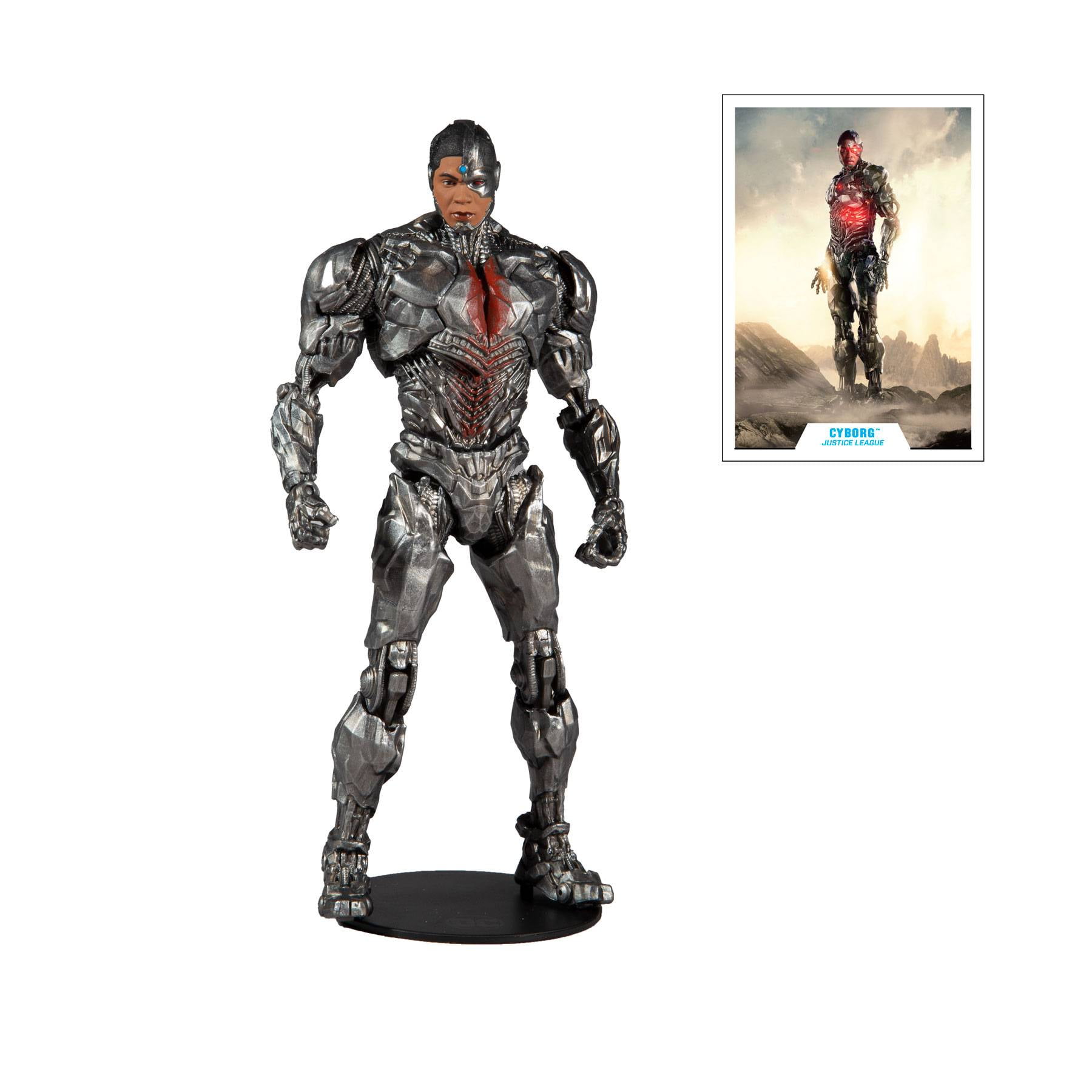 DC Comics xxray JUSTICE LEAGUE Deluxe Figure WAVE 2 Cyborg dissezionato Vinile ARTE 