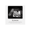 thumbnail image 3 of Juego De Cubiertos Portátil 8 Piezas De Acero Inoxidable Negro, 3 of 4