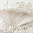 thumbnail image 6 of WOYY Girls Floral Coat Winter Warm Hooded Jacket Outerwear, Sizes 18-24M, 6 of 8