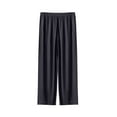 thumbnail image 2 of Aueoeo Men's Sleep Pant Lightweight Thin Pajama Pants Elastic Waist Long Pants Loose Fits Sleepwear Baggy Pants, 2 of 8