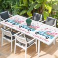 thumbnail image 2 of Valentine's Day Table Cloths for 8 Foot Rectangle Tables, Blue Truck Loads of Love Romantic Patio Waterproof Elastic Fitted Tablecloths, Washable Rectangular Table Cover for Camping, 2 of 8