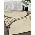 thumbnail image 3 of Ahgly Company Machine Washable Indoor Square Transitional Moccasin Beige Area Rugs, 3' Square, 3 of 7