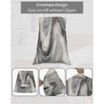 thumbnail image 7 of Grey Ombre Marble Pillow Covers King Size, Abstract Modern Art Soft Bed Throw Pillowcases Breathable Cooling Long Lumbar Body Pillow Sham Cover for Bed Sofa 20''x40'', 7 of 7