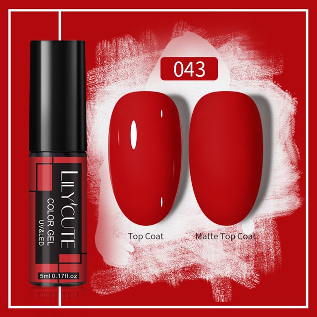 LILYCUTE Gel de extensión rápida de 5ml, Gel UV acrílico transparente blanco, puntas de Gel duro para dedos de gelatina de cristal Deng Xun unisex