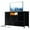 Black Willow (Deco), variant on Accreate Dresser TV Stand with Power Outlet & LED for 55'' TV, Long Dresser for Bedroom with 8 Deep Drawers, Chests of Drawers, Wide Console Table for, Living Room, Entryway