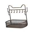 thumbnail image 2 of DOLITY Key Holder Stand Jewelry Organizer with Hangers Practical Jewelry Holder Key Rack for Porch Bedroom Tabletop Countertop Decor Black, 2 of 8