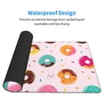 thumbnail image 3 of Rateoe Donut Print Mouse Pad - Extended Large Gaming Mousepad,Non-Slip Stitched Edge,16x29.5 Inch, 3 of 8