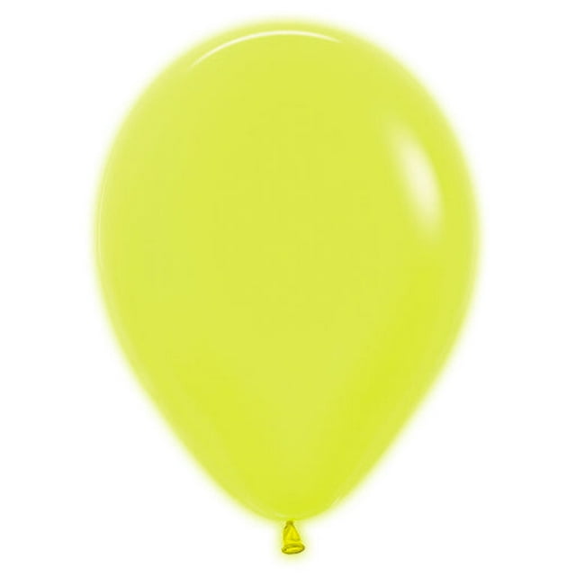 Vibrant Yellow Biodegradable Party Supplies - 50 Durable Neon Round Plates Perfect for Birthdays - Eco-Friendly Fun to Brighten Any Celebration!