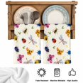 thumbnail image 5 of Cute Butterfly Dragonfly Kitchen Towels Set of 2, Farmhouse Botanical Floral Beige Absorbent Dish Towels for Kitchen, Microfiber Hand Towel, Quick Drying Tea Towel for Cleaning Decorative Dishcloths, 5 of 7