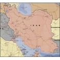 thumbnail image 2 of 24"x36" Gallery Poster, map of middle east iran iraq israel egypt 2003, 2 of 3