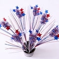 thumbnail image 7 of KOYPTL 10 Pcs 4th of July Table Centerpiece Decoration Metallic Foil Spray Star Burst Patriotic Decoration Independence Day Labor Day Veteran Day Memorial Day Party Supplies, Red White and Blue, 7 of 7