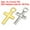 Silvery/Golden, variant on Uxcell Cross Charm 200 Pcs Cross Pendants Bulk Mini Cross Charm Pendants Alloy for Jewelry Making Bracelets Earrings Silvery