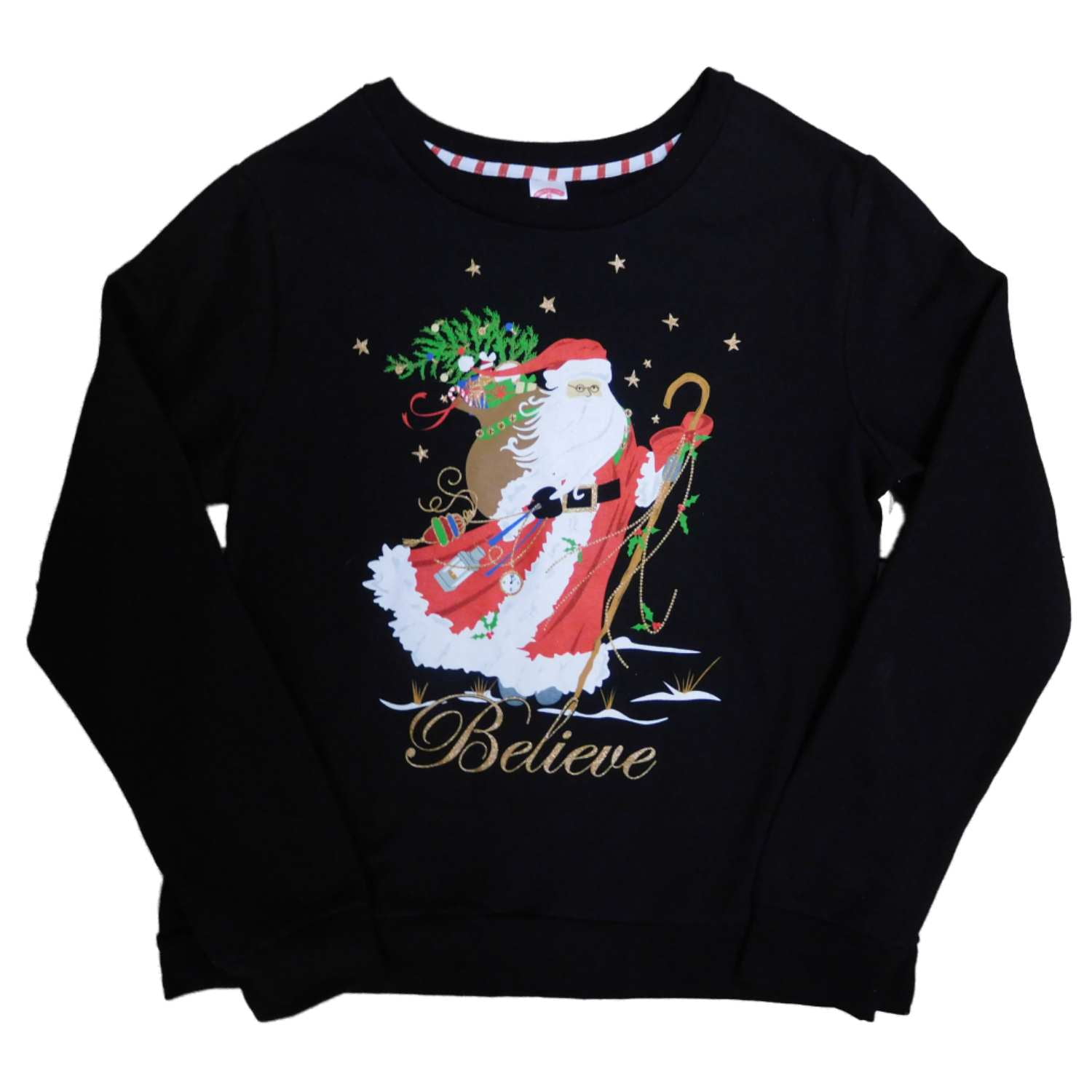 believe santa sweatshirt
