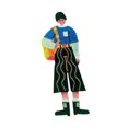 thumbnail image 3 of Parche de niña, parche para coser, parches de insignia, parches de tela, parche de reparación, bordado Estilo B, 3 of 9
