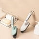 thumbnail image 1 of Cabezal de cepillo limpiador de baldosas de tina | Herramienta de fregado de baño para bañera, ducha, piso del inodoro, zócalo de cocina | Cepillo de fregar de plástico flexible | Blanco Verde, 1 of 9