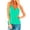 Green, variant on Fgnfyis Womens Tops Women's Summer Solid V Neck Tank Tops Sleeveless Loose Casual Women Tank Tops Black XL